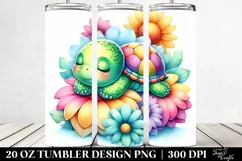 Colorful Baby Turtle Tumbler Product Image 2