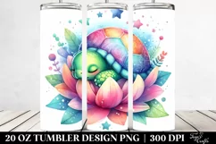 Colorful Baby Turtle Tumbler Product Image 2