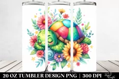 Colorful Baby Turtle Tumbler Product Image 2