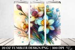 Wooden Narcissus | 20 oz Tumbler Product Image 2