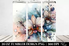Ornate Orchid, 20 Oz Tumbler Product Image 2