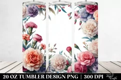 Colorful Abstract Watercolor Frame | 20 Oz Tumbler Product Image 2