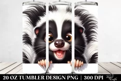 Crazy Skunk Popping | 20 Oz Tumbler Product Image 2