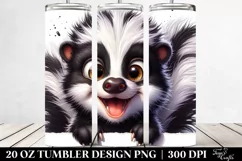 Crazy Skunk Popping | 20 Oz Tumbler Product Image 2