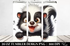 Crazy Skunk Popping | 20 Oz Tumbler Product Image 2