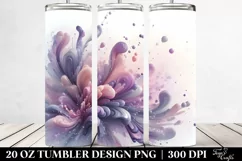 Running Cute Hummingbird, Transparent 20 Oz Tumbler Product Image 2
