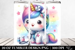 Cute Baby Unicorn Doctor | 20 Oz Tumbler Product Image 2