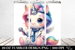 Cute Baby Unicorn Doctor | 20 Oz Tumbler Product Image 2