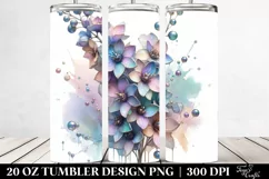 Shiny Delphinium 20 Oz Tumbler Product Image 2