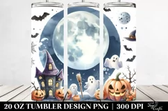 Funny Halloween Clipart 20 Oz Tumbler Product Image 2