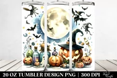 Funny Halloween Clipart 20 Oz Tumbler Product Image 2