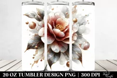 Glossy Camellia | 20 Oz Tumbler Product Image 2
