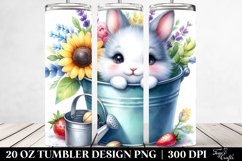 Vibrant Cute Baby Rabbit Tumbler Product Image 2