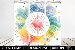 Colorful Simple Sun | 20 Oz Tumbler Product Image 2