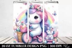 Cute Baby Unicorn Tumbler Product Image 2