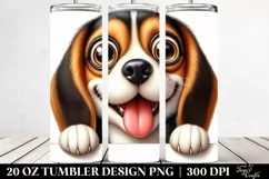 Funny Beagle Popping Eyes | 20 Oz Tumbler Product Image 2