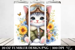 Colorful Baby Kitten | 20 Oz Tumbler Product Image 2