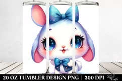 Vibrant Cute Baby Bunny Tumbler Product Image 2