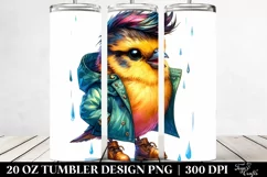 Quirky Bird with Sunglasses PNG Product Image 2