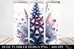 abstract shiny foxglove made of glass | 20 oz Tumbler Product Image 2