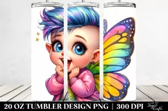 Cute Baby Fairy Pose | 20 oz Tumbler Product Image 2