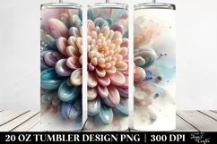 Glossy Chrysanthemum 20 Oz Tumbler Product Image 2