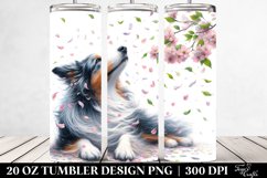 Dog Tumbling Spring Petals Tumbler Product Image 2