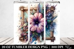 Wooden Petunia Clipart Product Image 2