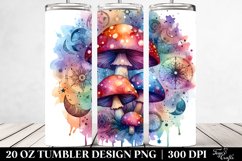 Magical Celestial Mushroom Sublimation Clipart Product Image 2