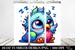 Cute Baby Pigeon Sleeping | 20 Oz Tumbler Product Image 2