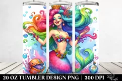 dressed Mermaid Funny | 20 oz Tumbler Product Image 2