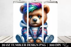 Cute Baby Bear Winter 20 Oz Tumbler Product Image 2