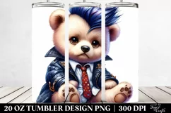 Cute Baby Bear Winter 20 Oz Tumbler Product Image 2