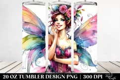 Smiling Fairy Dressed | 20 oz Tumbler Product Image 2