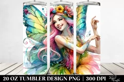Smiling Fairy Dressed | 20 oz Tumbler Product Image 2