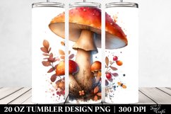 Abstract Mushroom Tumbler | 20 oz Tumbler Product Image 2