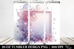 Abstract Pastel Lilac Clipart 20 Oz Tumbler Product Image 2