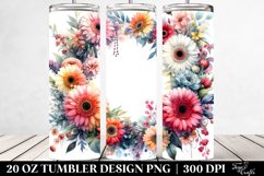 Colorful Gerbera Frame Tumbler Product Image 2