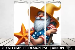 Gnome Digital Painting Pastel Beach Wear | 20 Oz Tumbler Product Image 2