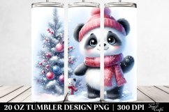 Cute Baby Panda Made Christmas Tree, High-Res 20 Oz Tumbler Product Image 2