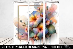 Abstract Nasturtium Tumbler | 20 oz Tumbler Product Image 2