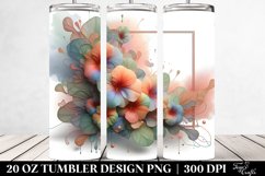 Abstract Nasturtium Tumbler | 20 oz Tumbler Product Image 2