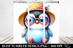 Cute Penguin with Sun es | 20 Oz Tumbler Product Image 2