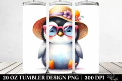 Cute Penguin with Sun es | 20 Oz Tumbler Product Image 2