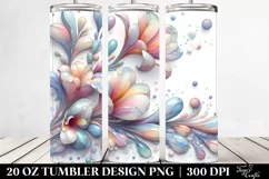 Abstract Freesia Summer 20 Oz Tumbler Product Image 2