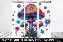 Vibrant Magical Celestial Mushroom, High-Res 20 Oz Tumbler Product Image 2