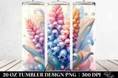 Shiny Hyacinth Retro Frame | 20 oz Tumbler Product Image 2