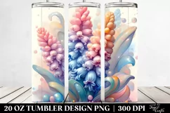 Shiny Hyacinth Retro Frame | 20 oz Tumbler Product Image 2