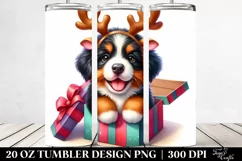 Winter Colorful Baby Bernese Mountain Dog Product Image 2