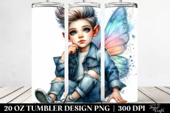 Baby Fairy Posing Jeans | 20 oz Tumbler Product Image 2